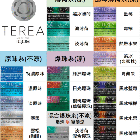 IQOS加熱菸彈-日版TEREA-日本原裝進口-加熱不燃燒菸彈