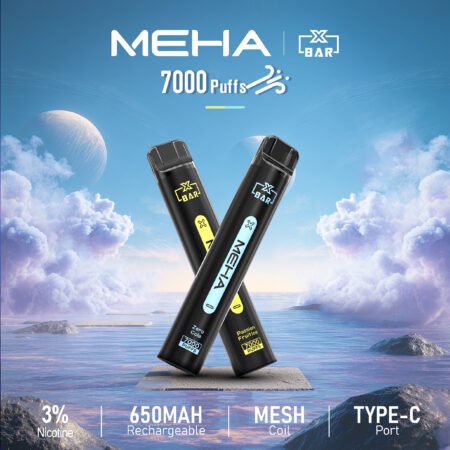 MEHA7000口拋棄式/一次性電子煙推薦-超夯小黑條-台灣現貨